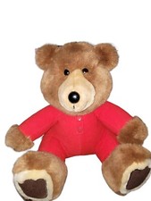 Dakin Vintage Teddy Bear -Snap Bottom Pajamas  12"x14" 1988