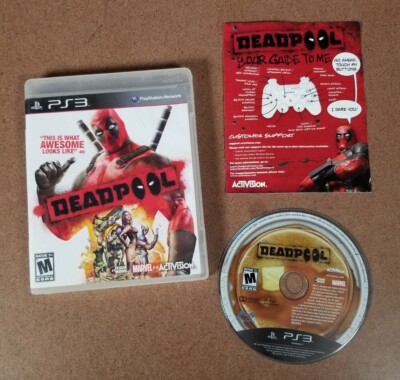 Deadpool (Sony Playstation 3/PS3) - COMPLETE/CIB - Tested - Fast Shipping