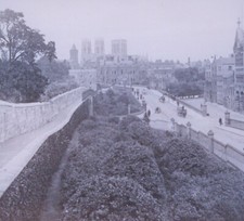 YORK ENGLAND, c1910's Magic Lantern Glass Slide