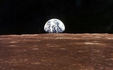 VIEW OF THE EARTH FROM APOLLO 11 8X10 GLOSSY PHOTO PICTURE