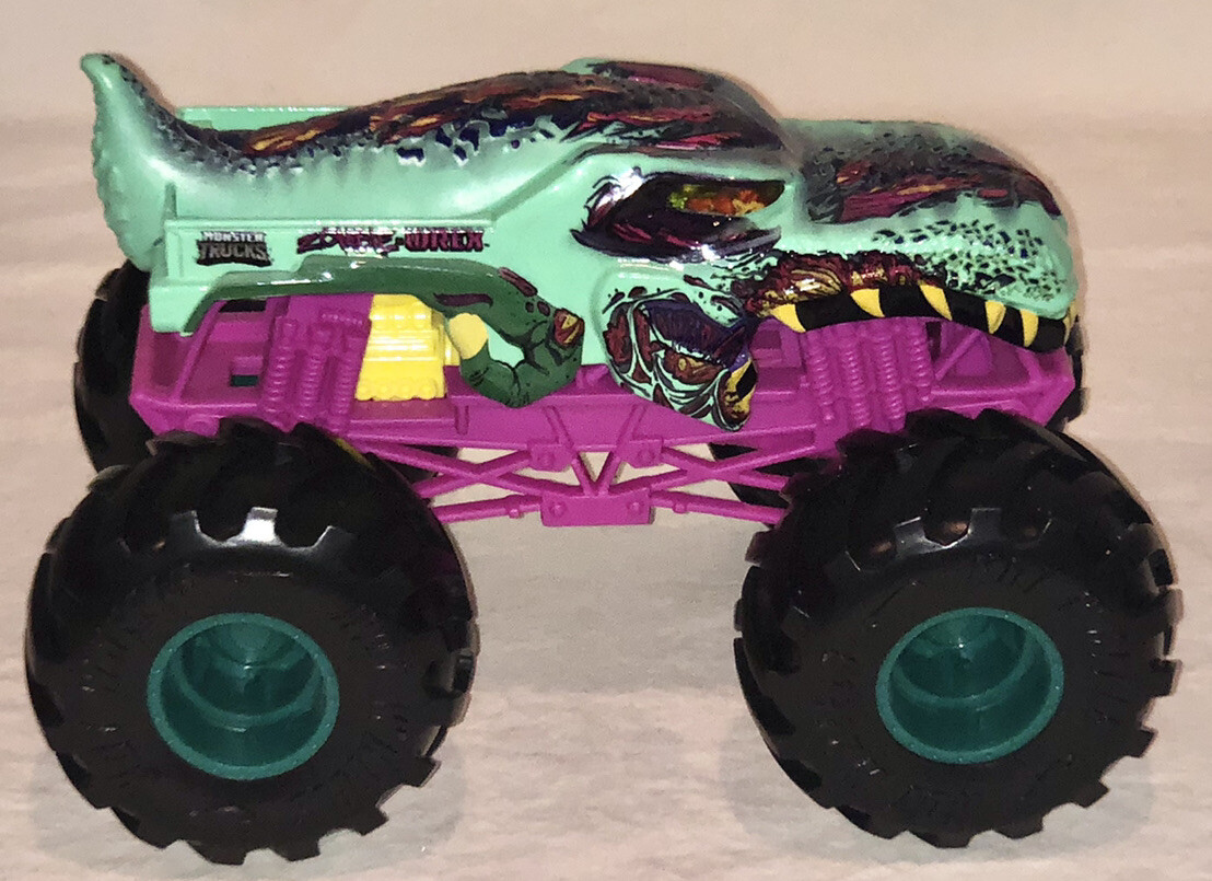 Hot Wheels Zombie Wrex 1:24 Scale Monster Truck Loose - 5