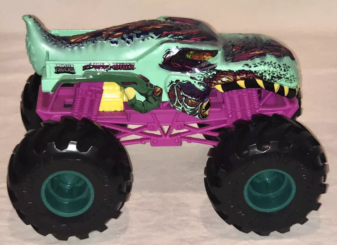 Hot Wheels Monster Trucks Zombie Wrex die-cast 1:24 Scale Veículo com rodas  gigantes para crianças de 3 a 8 anos grandes caminhões de brinquedo grande  em Promoção na Americanas