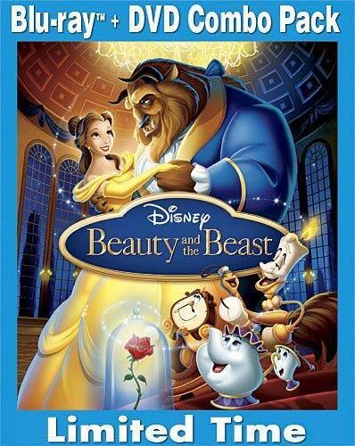 Beauty and the Beast (Three-Disc Diamond Edition Blu-ray/DVD Combo in Blu - GOOD