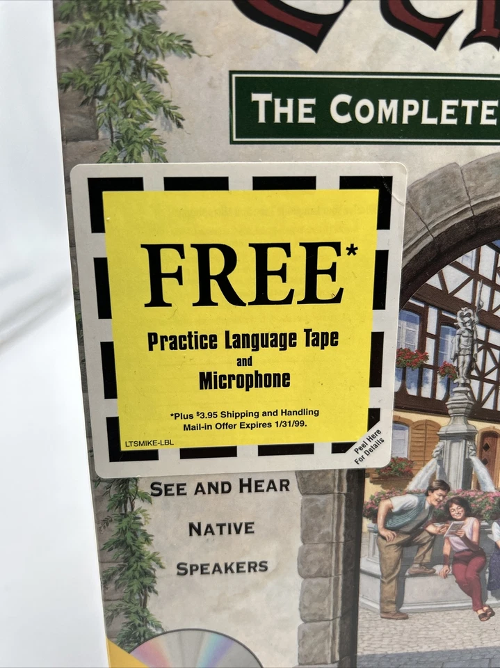 Learn to Speak German Complete Interactive Course 1995 The Learning Company -New - Image 2 of 4