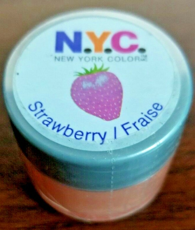 NYC New York Color Flavored Lip Balm Jar 504A Kiwi RARE HTF for