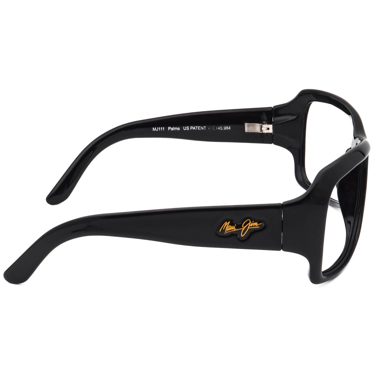 Maui Jim Sunglasses “Frame Only” MJ 111-02 Palms Gloss Black  display picture 1