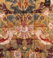 Set Of Two William Morris "Strawberry Thief" 23x23 Inch Decorative Pillow Covers