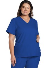 Cherokee WW Originals Scrubs Women's V-Neck Top CK953A ROY Royal Free Ship