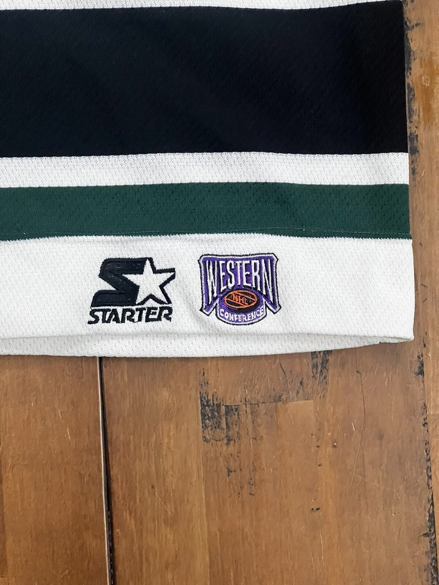 LEDRECHWE 06DALLASジャケットY2K archive Dallas Stars Mens XL Starter Vintage 90s Y2K Jersey Sewn