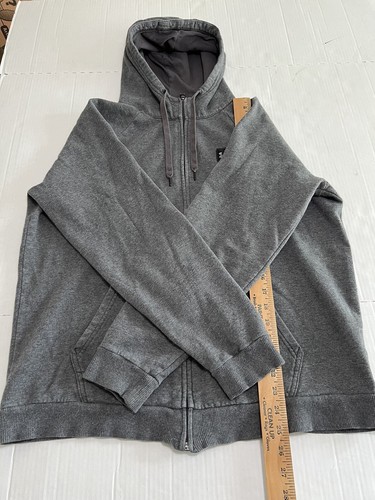 Under Armour Herren Hoodie Langarm Sweatshirt grau durchgehender Reißverschluss Größe XL - Bild 10 von 19