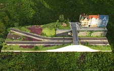Eisenbahn-Modul im Maßstab 1:87 H0, (DC) zur optimalen Fahrzeugpräsentation