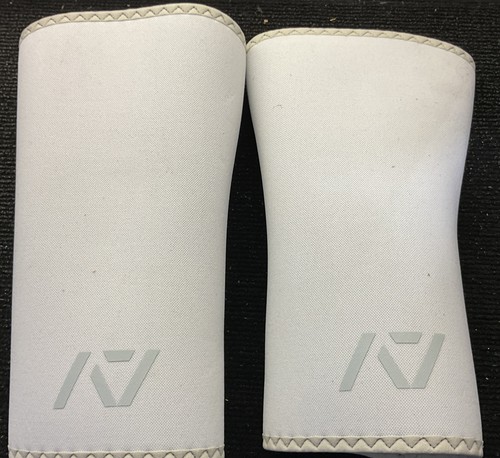 A7 Hourglass Knee Sleeves - Ivory, Unisex 3XL, XXXL ,7mm Thick, Rigor Mortis. - Bild 2 von 7