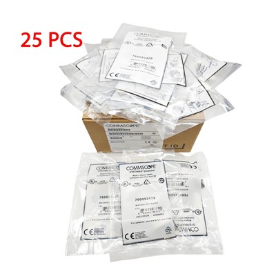 QTY25 For Commscope/Systimax GigaSpeed 10Gig Cat6a Modular Jack White MGS600-262
