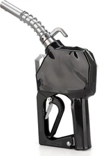 3/4"NPT Automatic Fuel Nozzle, Auto Shut-Off Fuel Nozzle,Color: Black