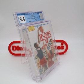NES Nintendo Hoops Baloncesto - CGC GRADO 9.4 A+! &iexcl;NUEVO Y sellado de f&aacute;brica + costura en H!
