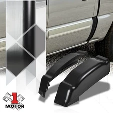 Pair Slip-On Cab Corners Caps Kit for 01-07 Silverado/Sierra Crew Pickup Truck