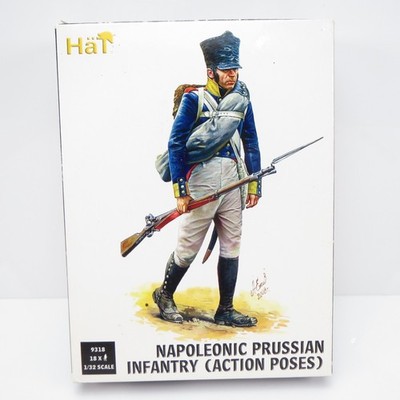 HaT 1/32 #9318 Napoleonic Prussian Infantry (Action Poses) 18 Figures