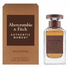 ABERCROMBIE & FITCH AUTHENTIC MOMENT POUR HOMME 100ML EDT NEW WITH DAMAGED