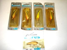 Vintage Lee Sisson Ticker Crankbait Lot of 5 New in Package