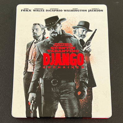 Django Unchained (Blu-ray, 2012) R Steelbook Quentin Tarantino Jamie Foxx
