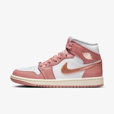 Nike Air Jordan 1 Mid SE Red Stardust Women  s Size 5.5 FB9892-670