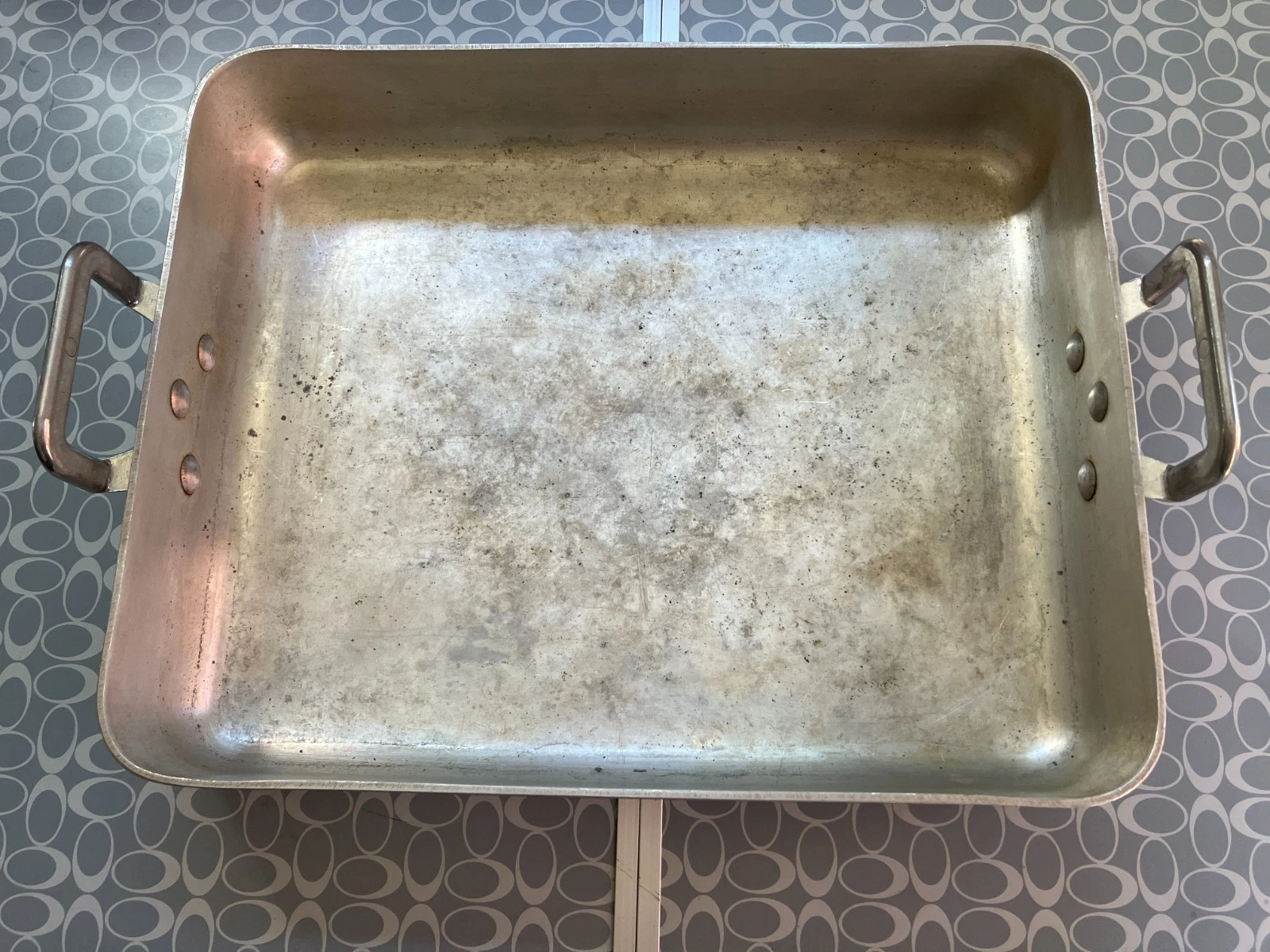 VINTAGE Large Aluminum Roasting Pan Bourgeat Made in France 3x13x16
Opens in a new window or tab