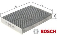 Bosch 1987435556 Filter FüR Innenraumluft Innenraumfilter Filter