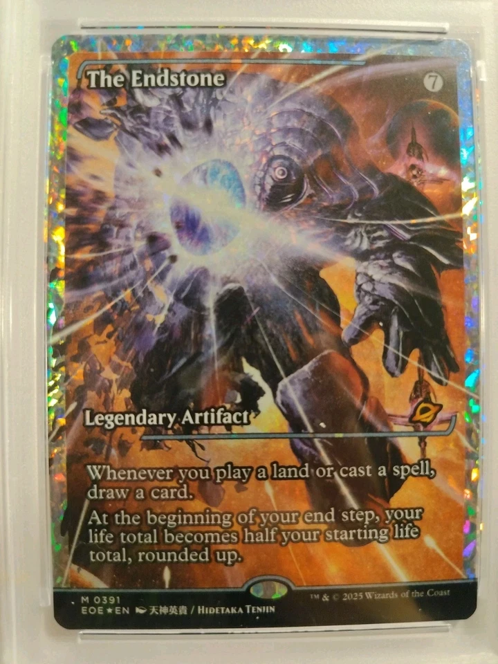 PSA The Endstone 0391 Fracture Foil Showcase EOE English Grade Mint 9 Low Pop - Image 2 of 4