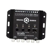 SoundQubed Active 5-Channel Car Audio Line Out Convertor - High to Low Head 