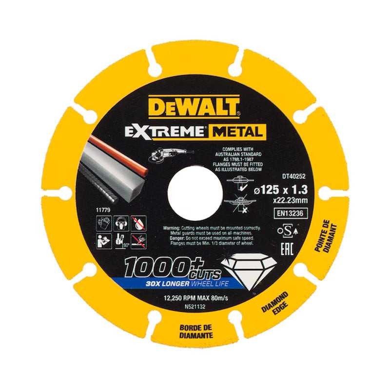 Disque à tronçonner DEWALT EXTREME meuleuse 230 mm pour tube et profilé metal