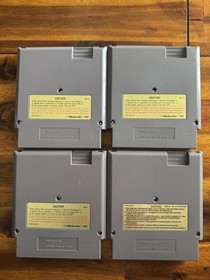 Dragon Warrior 1-2-3-4 Game Lot Nintendo NES Cleaned/Tested