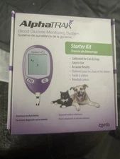 AlphaTrak 2 Blood Glucose Starter Kit for Diabetes Pet Monitor