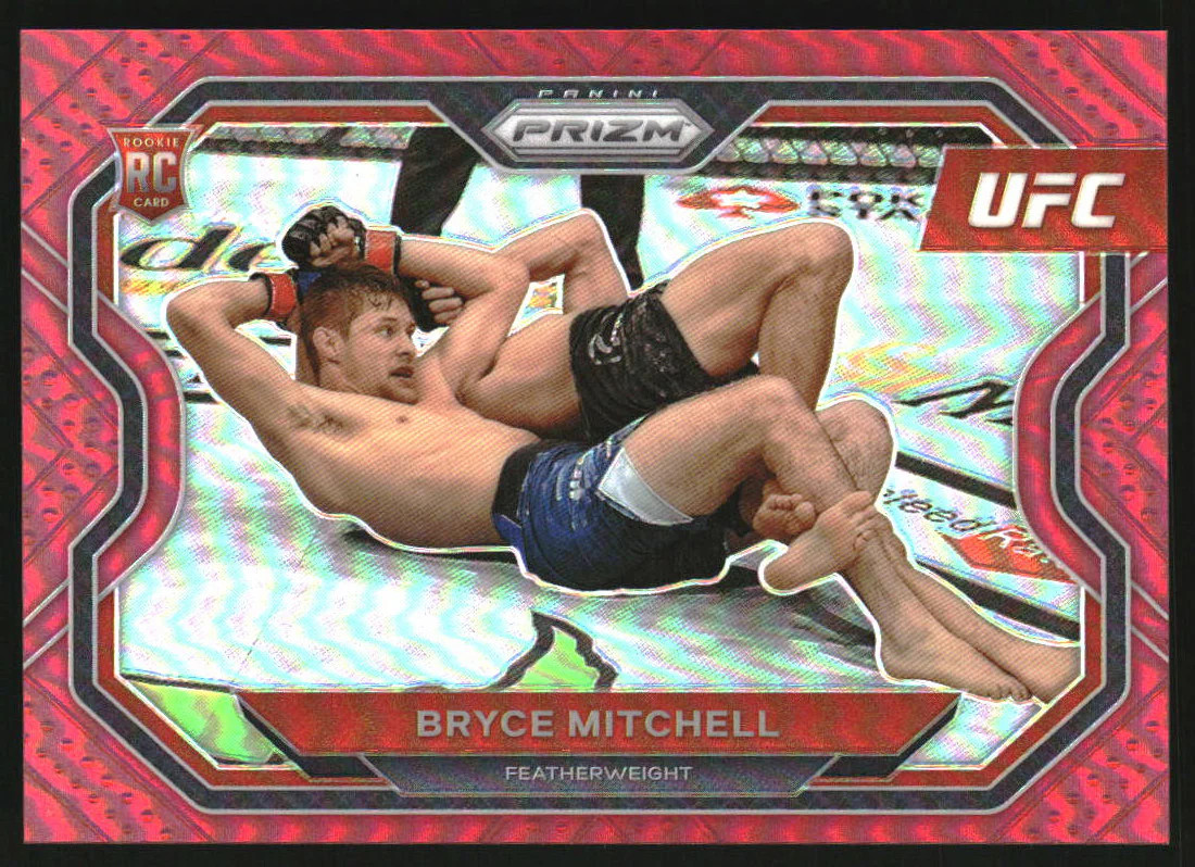 2021 Panini Prizm UFC Prizms Red #144 Bryce Mitchell RC /275