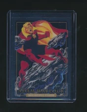 ADAM WARLOCK 2024 SKYBOX MARVEL MASTERPIECES CLEAR CUT PARALLEL #10