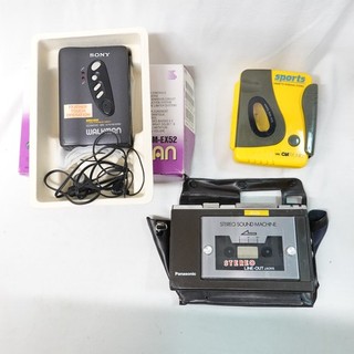 Konvolut 3x Walkman | Panasonic RS J3 WM EX52 Ciatronic Sports Für Bastler