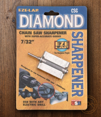 #ad Eze Lap Diamond Chain Saw Sharpener Attach to Electric Drill w Accurate Guides $12.59