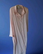 Vintage Vanity Fair Pink Nightie Gown Made in USA 100 Nylon Size XL