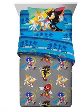 Sonic the Hedgehog "Retro Run" Kids Twin Bed Set-W83866140794