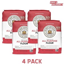 King Arthur All-Purpose Flour Unbleached 5 LB, 4 Bags