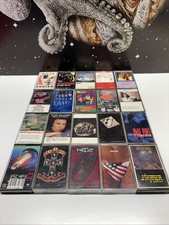 20 Classic Rock Cassette Tape Lot Guns N Roses, Stryper, RTZ  More Tested Read 