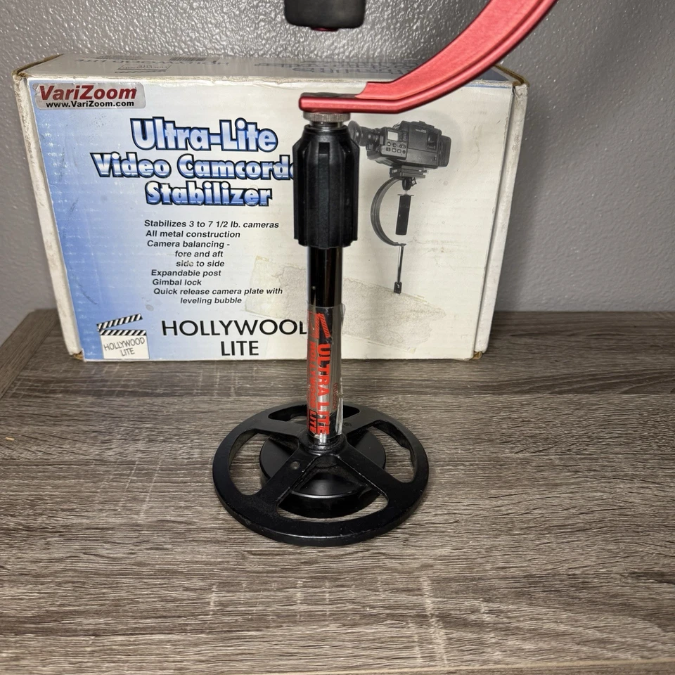 VariZoom Ultra-Lite Video Camcorder Stabilizer 2-7 Pounds Cameras Italy Gimbal - Image 3 of 4