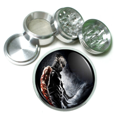 Ninja D2  Titanium Herb Grinder 4 Piece Hand Mueller