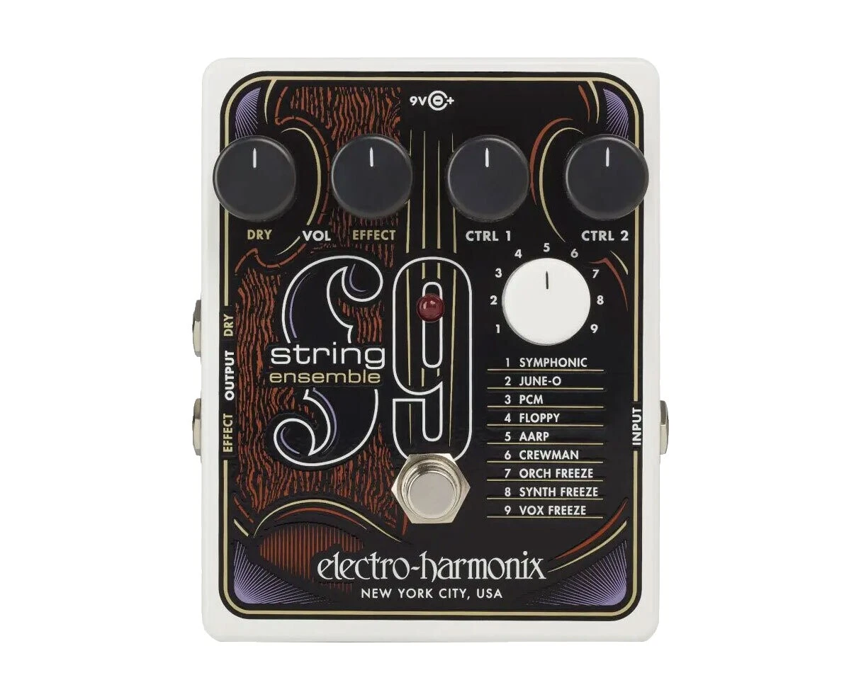 Guitarra digital Electro-Harmonix retraso, Eco y reverberación Pedales