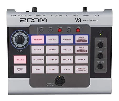 Zoom V3 Vocal Processor Voice Effects Multi-Effect Voice Changer - Image 2 of 4