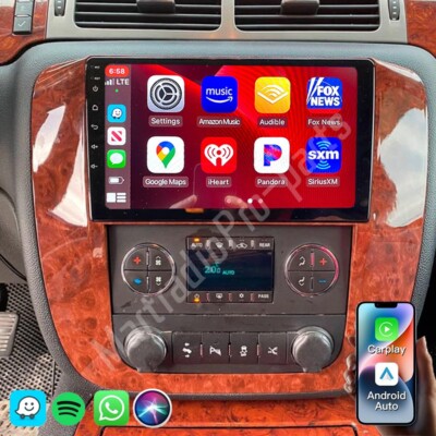 For 2007 2008 2009-2014 GMC Yukon Apple Carplay Radio Android 13 GPS NAVI WIFI 