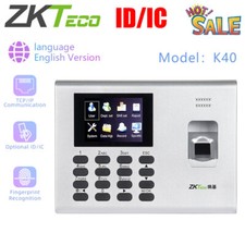ZKTeco K40 ID/IC USB Biometric Fingerprint Time Attendance Access Control System