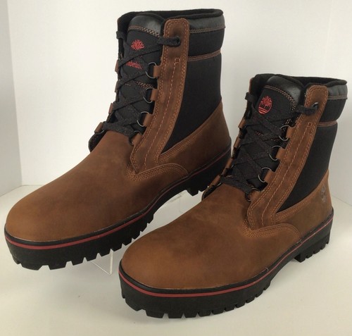 NEW TIMBERLAND Spruce Mountain WP Warm Lined Boot, Rust Full Grain - Picture 5 of 12