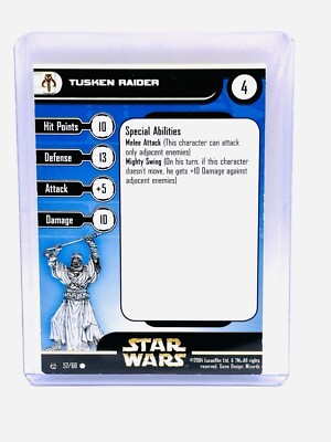 Figurine Star Wars Miniatures : Tusken Raider / Pillard Tusken 57/60 - Wizards Of The Coast - Occasion
