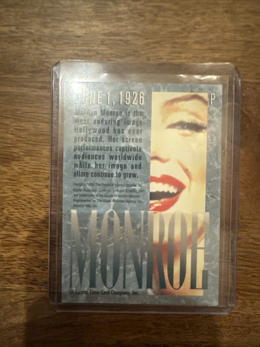 Marilyn Monroe “Sports Time” Card #P | eBay