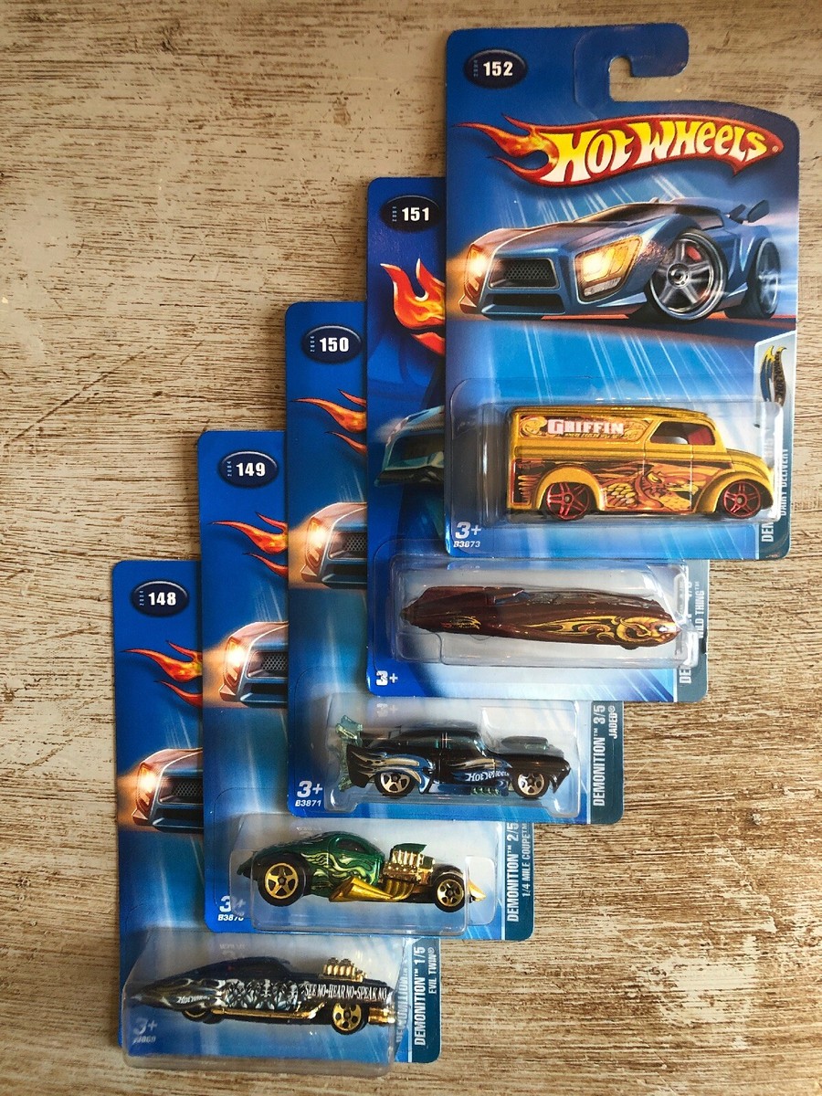 ミニカー 2004 hotwheels HOT WHEELS 2004 DEMONITION SET OF 5 FACTORY SEALED | eBay